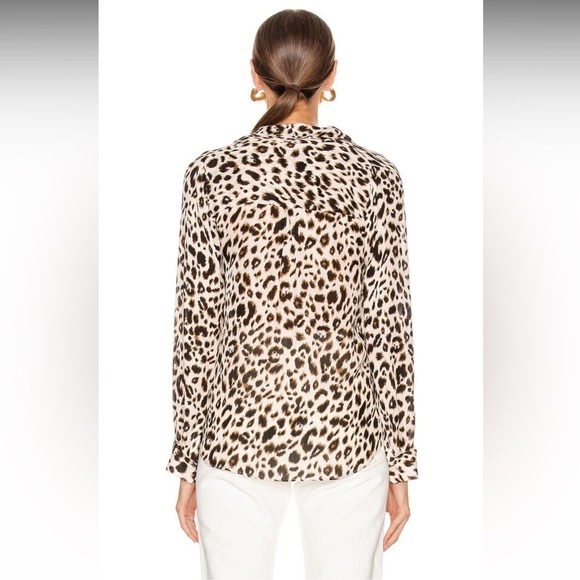 L'AGENCE 100% Silk Mariposa blouse - Picture 3 of 7